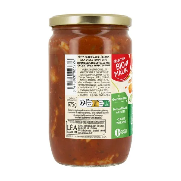 Ravioli légumes - bio