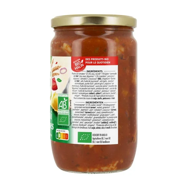 Ravioli légumes - bio
