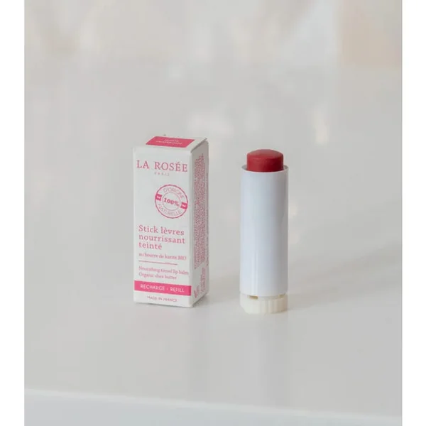 Recharge Stick Lèvres Nourrissant Teinte Framboise - Lèvres Sèches ou Abîmées, 4.5g