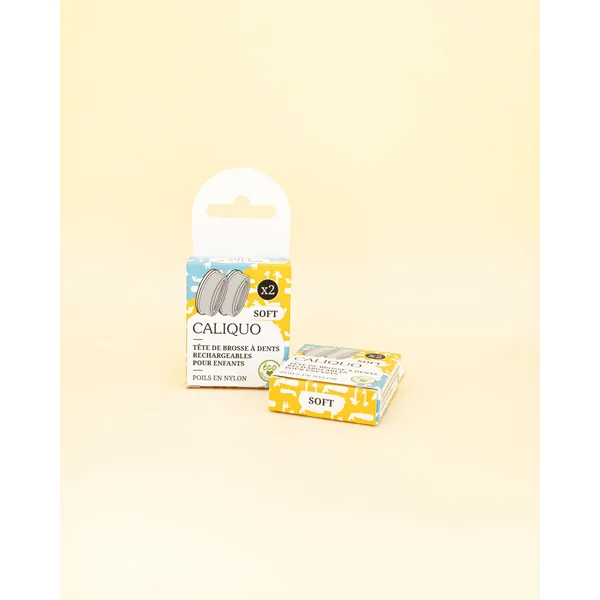 Recharges pour brosse à dents écologique enfant (x2)