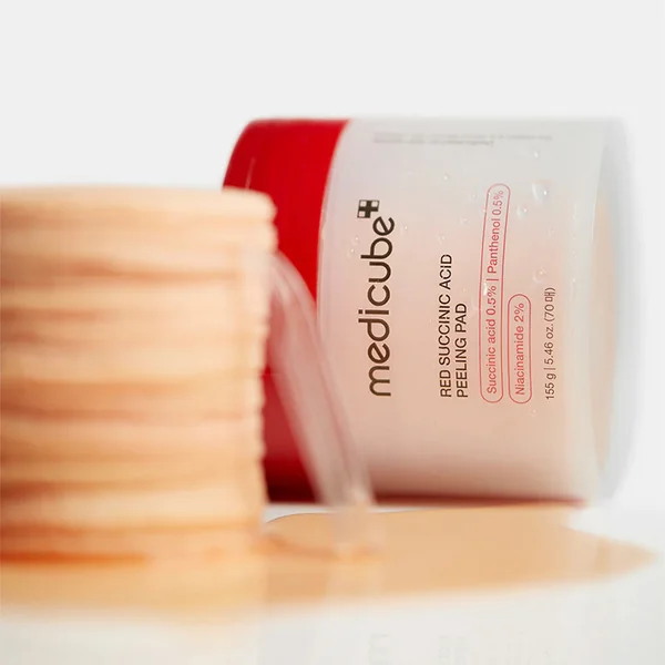Red Succinic Acid Peeling Pad