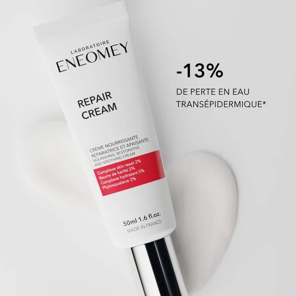 REPAIR CREAM - Crème Nourrissante Réparatrice Apaisante - Visage - Tous Types de Peaux, 50ml