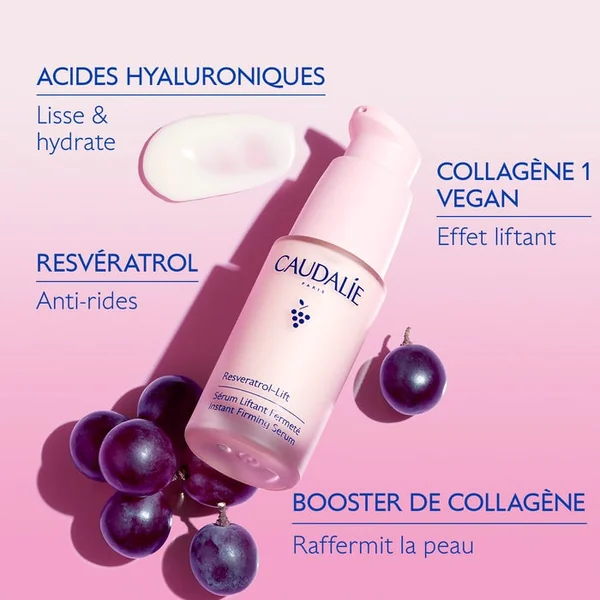 RESVERATROL-LIFT - Recharge Sérum Liftant Fermeté - Visage - Tous Types de Peaux, 30ml