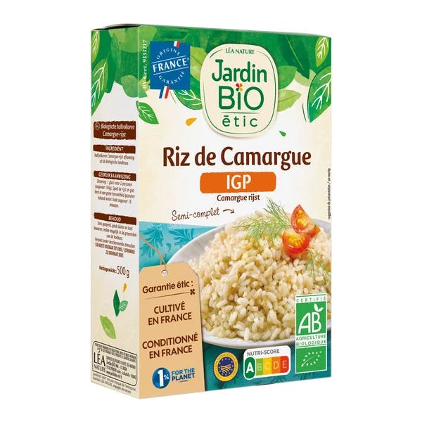 Riz de Camargue semi-complet - bio