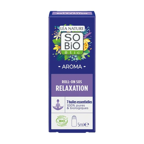 Roll-on SOS Relaxation bio aux 7 huiles essentielles Bio