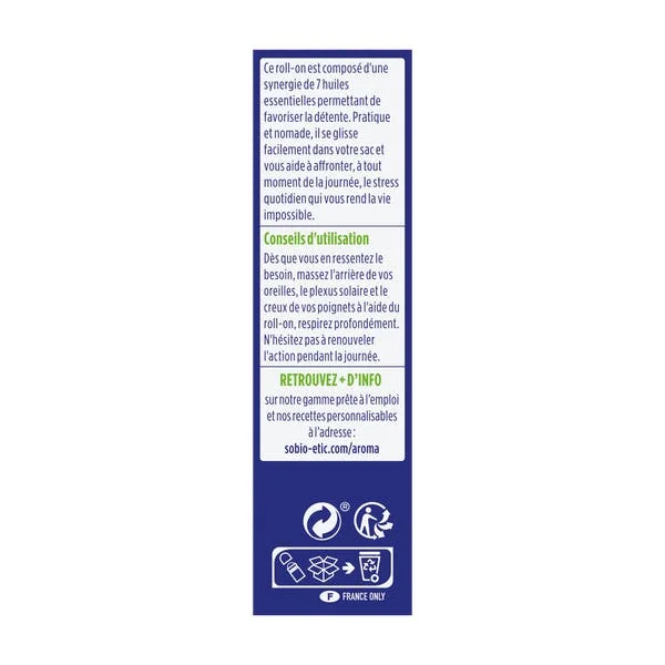Roll-on SOS Relaxation bio aux 7 huiles essentielles Bio
