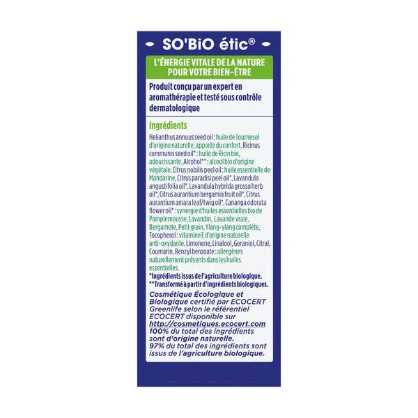 Roll-on SOS Relaxation bio aux 7 huiles essentielles Bio