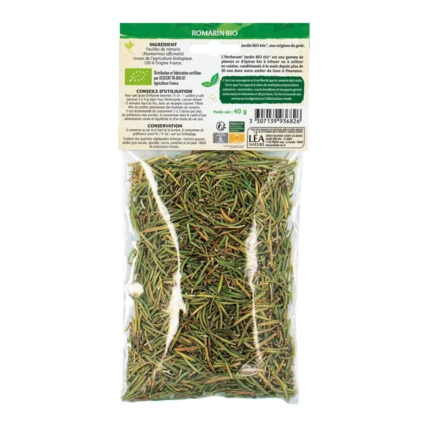 Romarin bio en feuilles