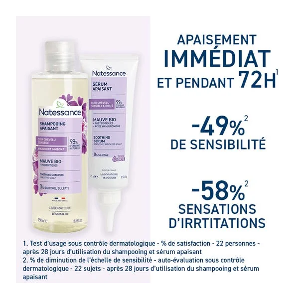 Routine Capillaire Apaisante Mauve