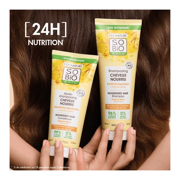 Routine Cheveux nourris au Karité