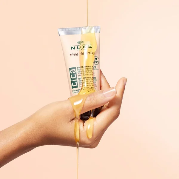 RÊVE DE MIEL - Cica Crème Mains Riche - Mains Desséchées et Abîmées, 50ml