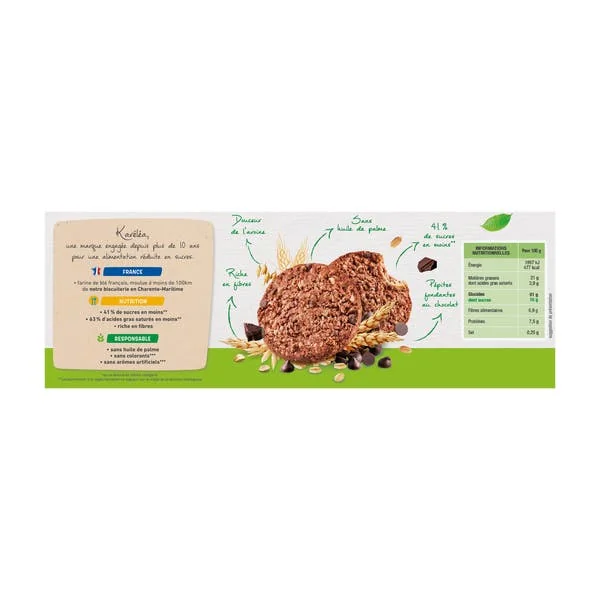 Sablé avoine et chocolat bio