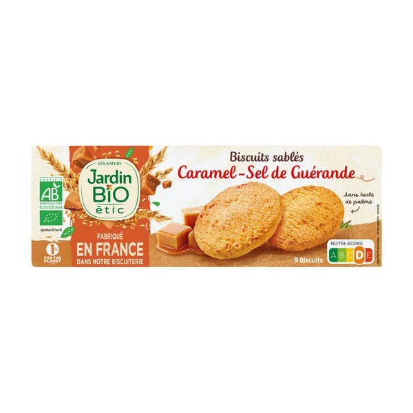 Sablés caramel au sel de Guérande - bio
