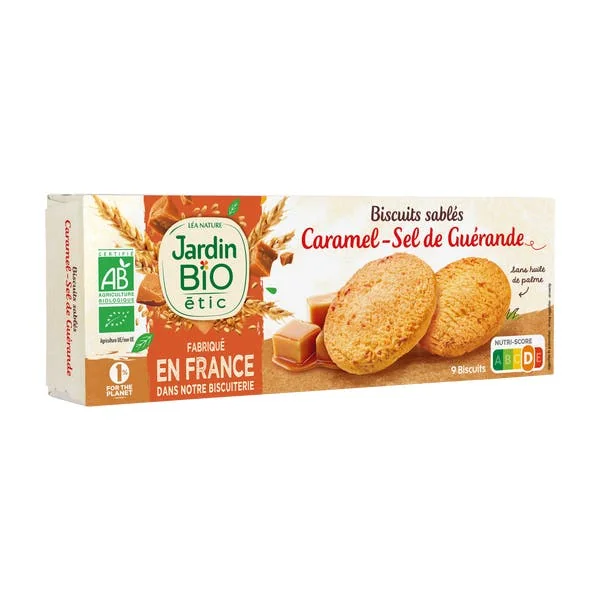 Sablés caramel au sel de Guérande - bio
