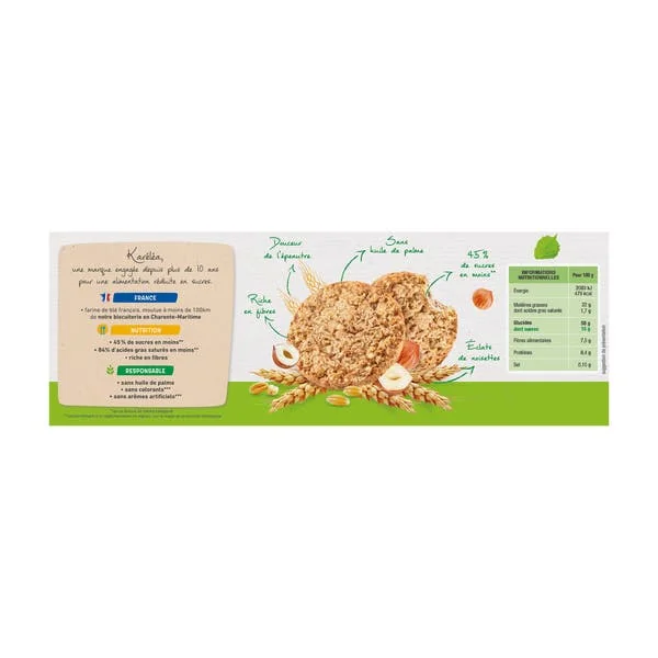 Sablés Epeautre Noisette Bio
