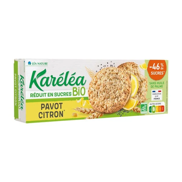 Sablés Pavot Citron Bio