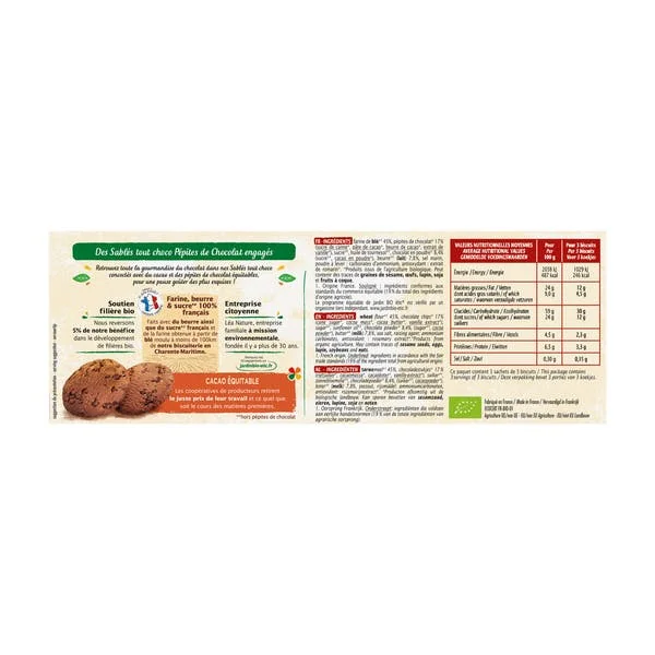 Sablés tout Chocolat - bio
