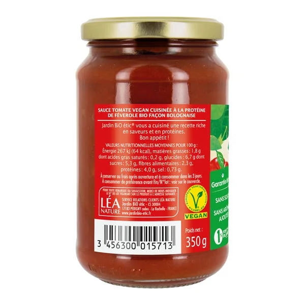 Sauce Bolognaise Veggy