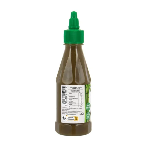 Sauce Sriracha verte