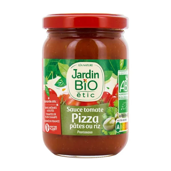 Sauce tomate bio cuisiné aux olives