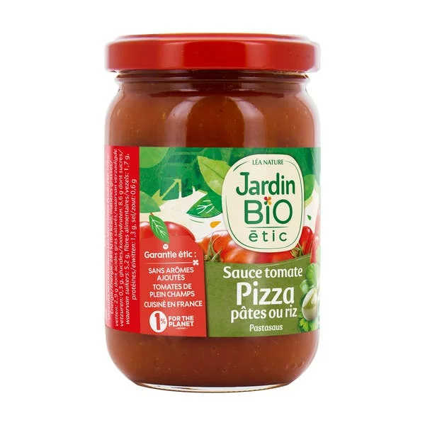 Sauce tomate bio cuisiné aux olives