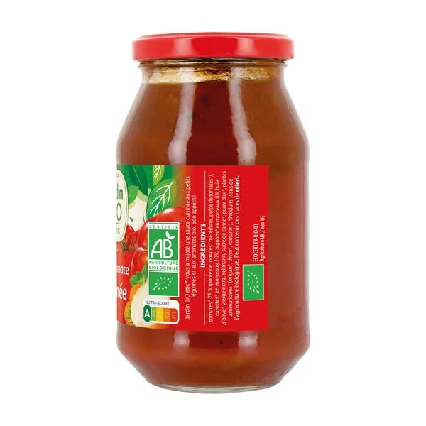 Sauce tomate cuisinée * - bio