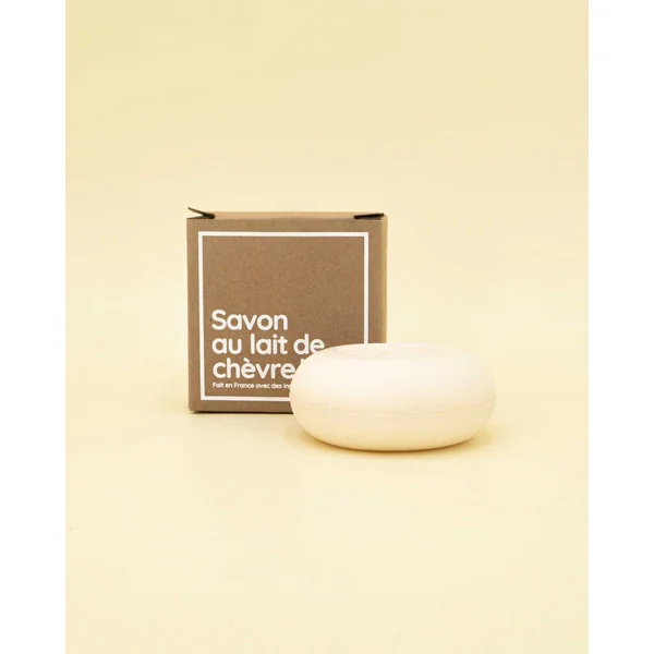 Savon visage - Lait de chèvre - Parfum Rose