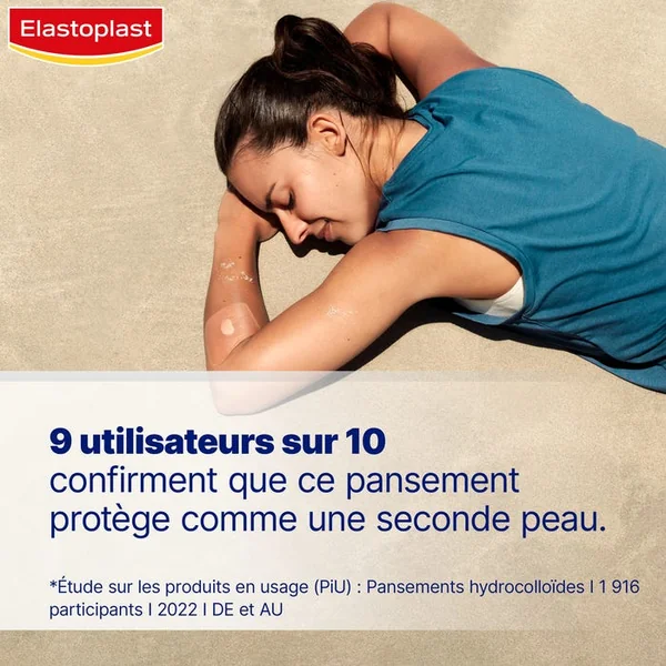 SECOND SKIN PROTECTION - Pansement Bandage Ultra Fin et Flexible, 3 Unités