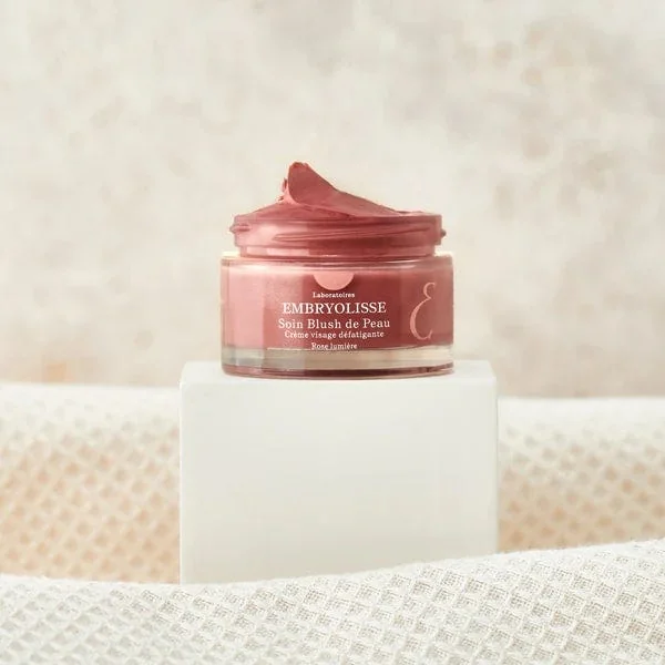 SECRET DE MAQUILLEURS - Soin Blush de Peau Crème Visage Défatigante Rose Lumière - Visage et Yeux - Tous Types de Peaux, 50ml