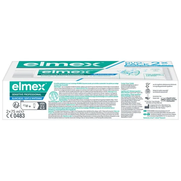 SENSITIVE PROFESSIONAL BLANCHEUR - Dentifrice Dents Sensibles, 2x75 ml