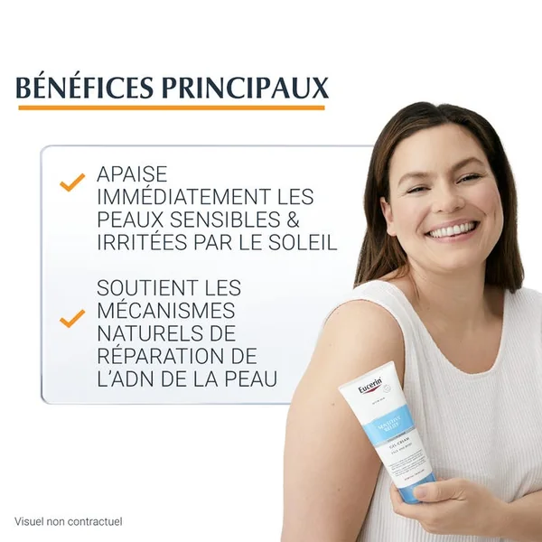 SENSITIVE RELIEF - Gel-Crème Après-Soleil - Visage et Corps - Peaux Sensibles, 200ml