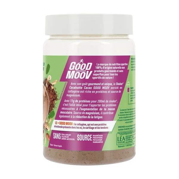 Shaker cacahuète cacao collagène