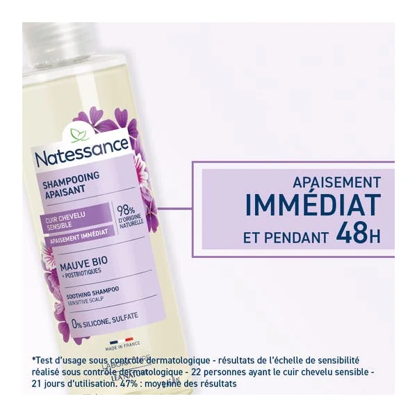 Shampooing Apaisant Mauve Bio