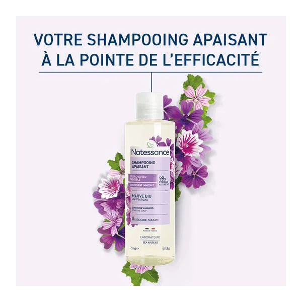 Shampooing Apaisant Mauve Bio