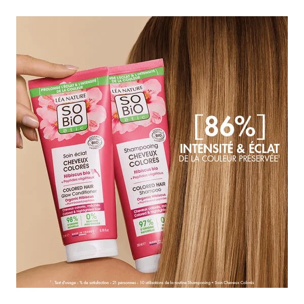 Shampooing Cheveux Colorés Hibiscus Bio