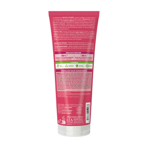 Shampooing Cheveux Colorés Hibiscus Bio