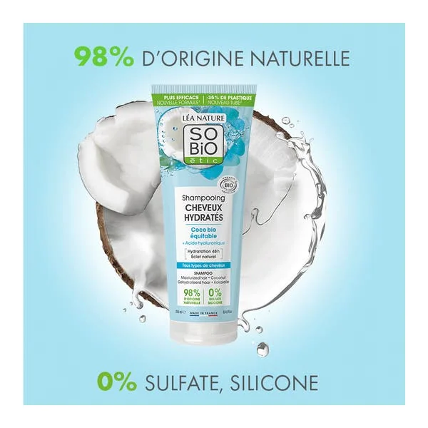 Shampooing Cheveux Hydratés Coco Bio Equitable