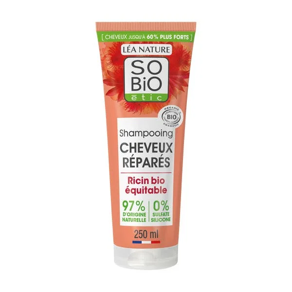 Shampooing cheveux réparés