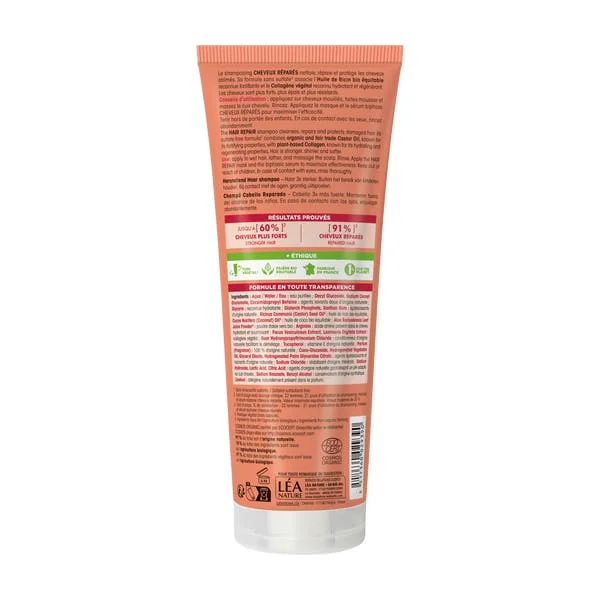 Shampooing cheveux réparés