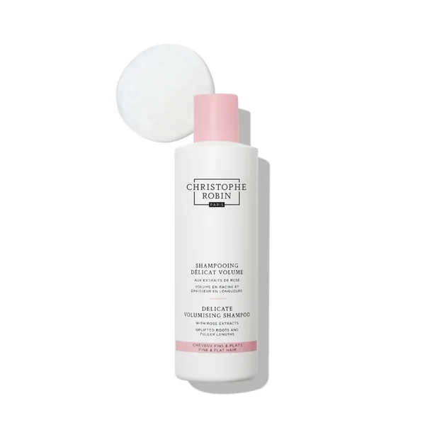 Shampooing Délicat Volume aux Extraits de Rose et Cheveux Fins et Plats, 250ml