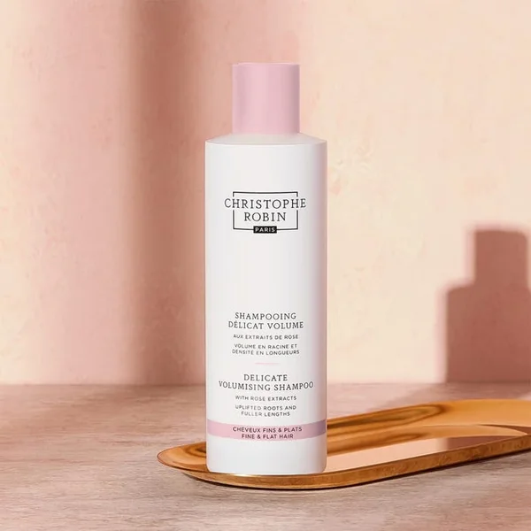 Shampooing Délicat Volume aux Extraits de Rose et Cheveux Fins et Plats, 250ml