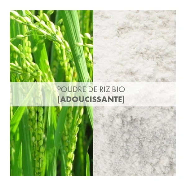 Shampooing sec douceur, poudre de riz bio