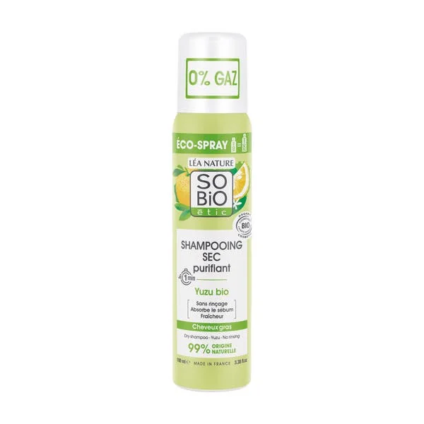 Shampooing sec purifiant, yuzu bio