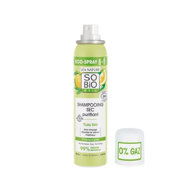 Shampooing sec purifiant, yuzu bio