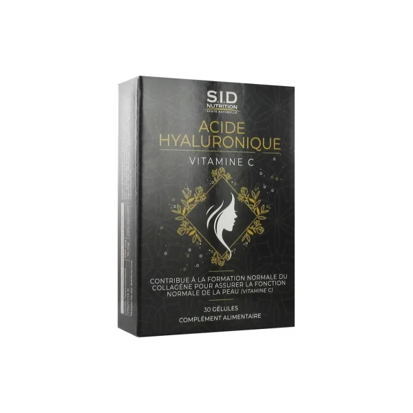 S.I.D Nutrition Acide Hyaluronique Vitamine C 30 Gélules