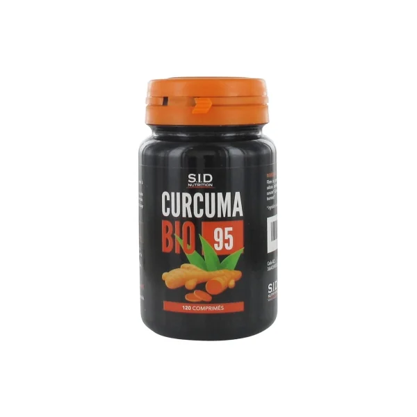 S.I.D Nutrition Curcuma Bio 95 120 Comprimés