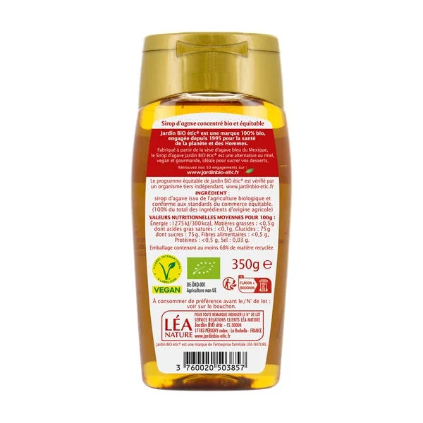 Sirop d'agave équitable 250 ml - bio