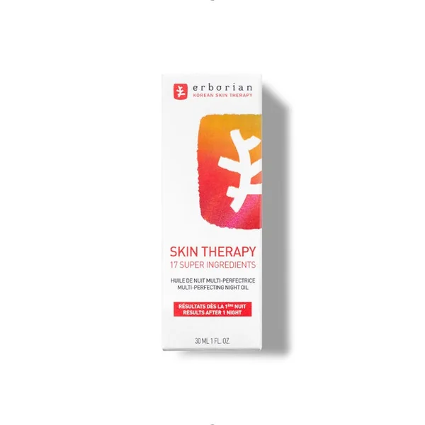 SKIN THERAPY - Huile de Nuit Multi-Perfectrice - Visage - Tous Types de Peaux, 30ml