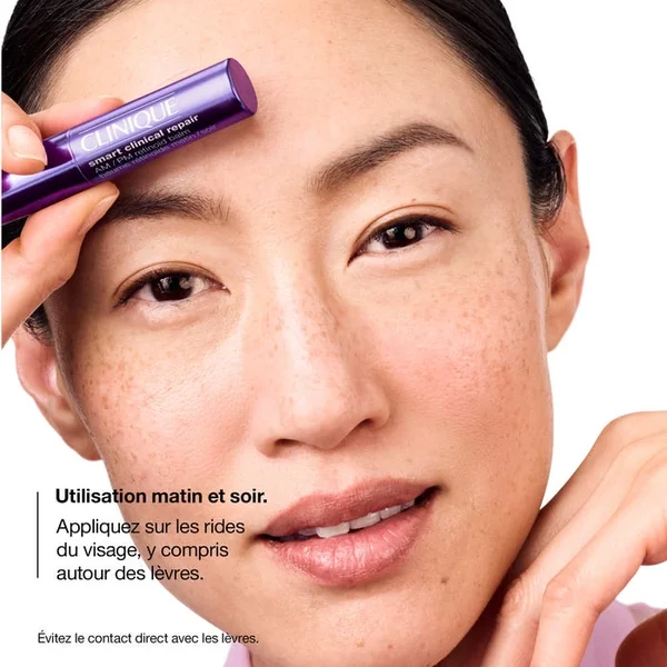 SMART CLINICAL REPAIR - Baume Rétinoïde Anti-Rides Matin et Soir - Visage - Tous Types de Peaux, 3.29g
