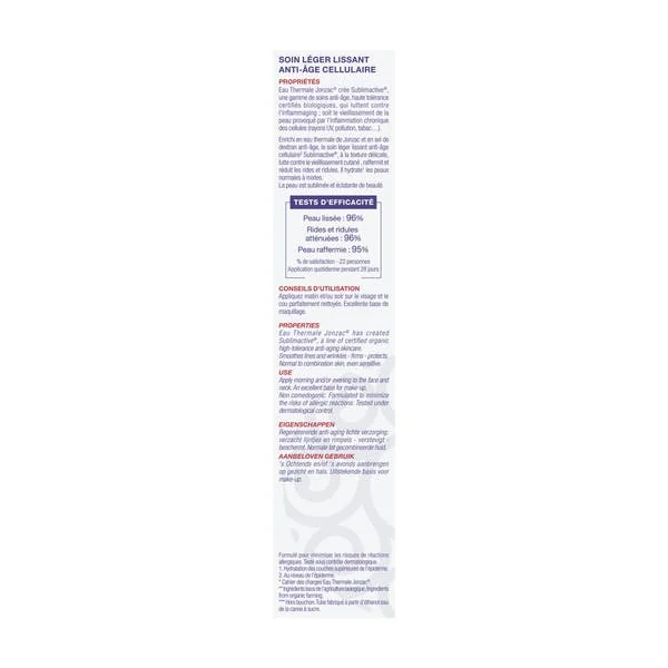Soin léger lissant anti-âge cellulaire - 40ml